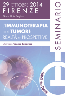 save the date, Firenze 29 ottobre