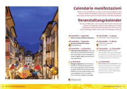 calendario completo - Mercatino di Natale Bolzano