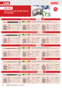 LIME WRK Lime in acciaio ad alto tenore di carbonio.