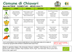 Men&ugrave; - Cdchiavari2.it