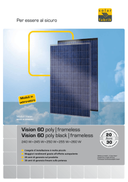 Vision 60 polyframeless Vision 60 poly black - Solar
