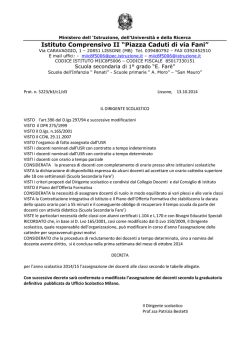 Istituto Comprensivo II &ldquo;Piazza Caduti di via Fani&rdquo;