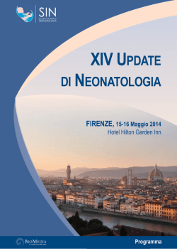 XIV Update di Neonatologia