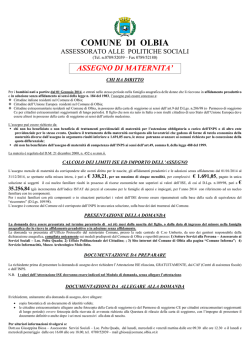 (1) - Informacitt&agrave; di Olbia
