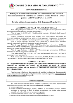 COMUNE DI SAN VITO AL TAGLIAMENTO