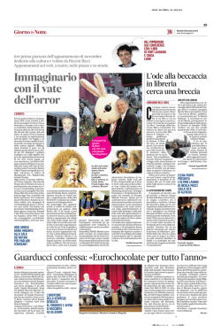 Il messaggero Una vita da libraio -presentazione