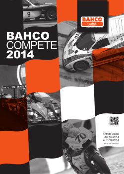 BAHCO COMPETE 2014