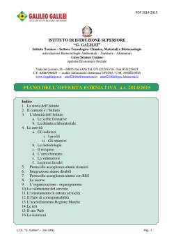 POF 2014-2015 - IIS Galilei Jesi