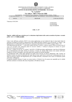 E. VANONI" Via Adda 6 - 20871 Vimercate (MB)