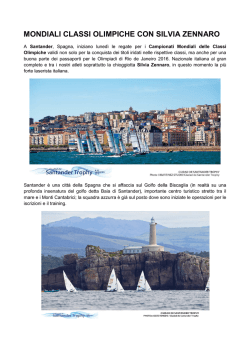 Silvia Zennaro ai mondiali delle Classi Olimpiche
