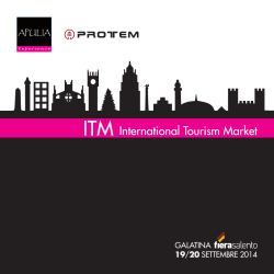 Programma della Expo ITM