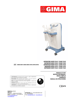aspiratore hospi plus / clinic plus aspirator hospi plus / clinic plus