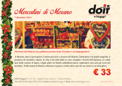 DOIT Viaggi di I.T.P. Srl &ndash; Galleria San Carlo, 5 &ndash; 35133 Padova Tel