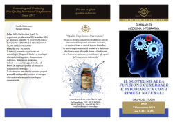 il sostegno alla funzione cerebrale e psicologica con