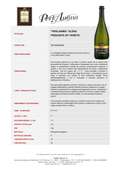 “PERLANIMA” GLERA FRIZZANTE IGT VENETO