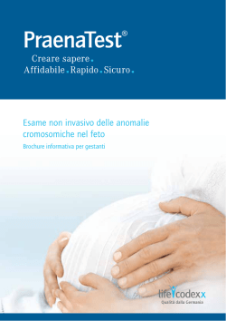 Opuscolo per la paziente
