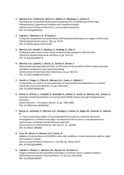 1. Marrani, AG, Carboni, M., Boccia, A., Galloni, P., Morpurgo, S