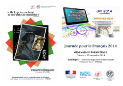 D&eacute;pliant - Alliance Fran&ccedil;aise Basilicata