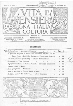 Medioevalismo AGOSTINO GEMELLI