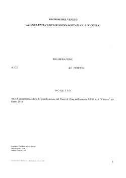 Atto di recepimento della Ri-pianificazione del