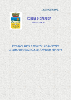 Rassegna24 - Comune di Sabaudia