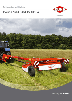 FC 243 / 283 / 313 TG e RTG
