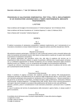 Bando ricercatore JUS/02 - Universit&agrave; Telematica Unitelma Sapienza