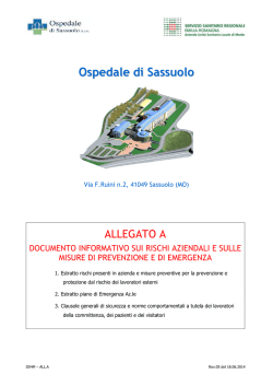 Allegato A - Documento Informativo dei Rischi