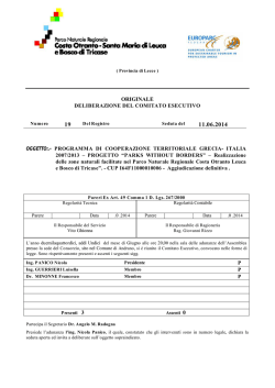 Progetto PWB Realizzazione zone naturali