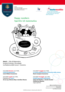 Happy numbers Aperitivi di matematica Happy numbers