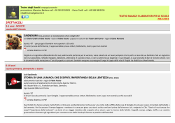 teatro ragazzi e laboratori 2014-2015