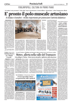 Corriere Romagna - giovedì 25 settembre 2014