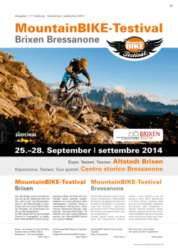 jetzt downloaden - Mountainbike Testival