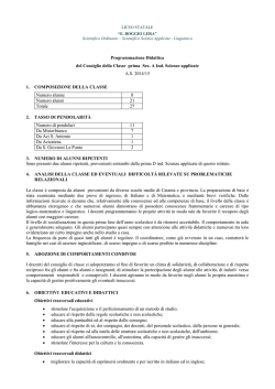 1A - Liceo scientifico Boggio Lera