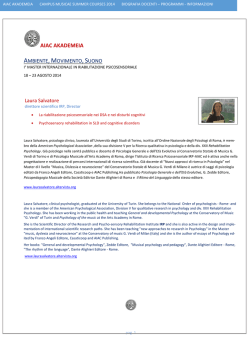 Faculty Biography, Programs/Info - aiac akademeia