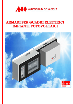 ARMADI QUADRI ELETTRICI IMPIANTI FOTOVOLTAICI