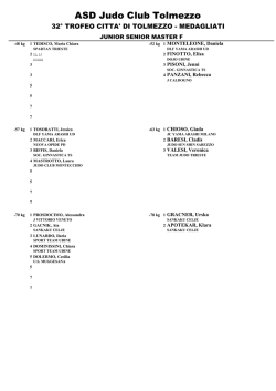 32&deg; Tolmezzo - yama arashi judo udine