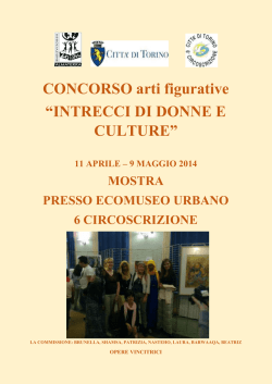 CONCORSO arti figurative “INTRECCI DI DONNE