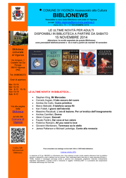 Biblionews n 11 2014