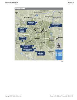 la mappa degli autovelox