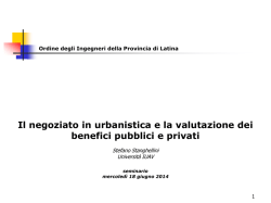 Valutazione - Ordine degli Ingegneri della Provincia di Latina