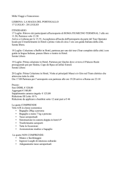 Mitla Viaggi e Francorosso LISBONA: LA MAGIA DEL