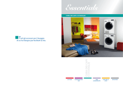 CURA DEI CAPI E STOVIGLIE