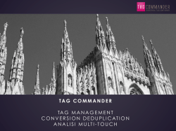 TAG COMMANDER TAG MANAGEMENT