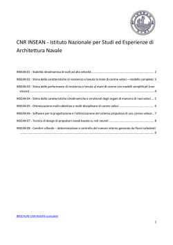 CNR INSEAN - Istituto Nazionale per Studi ed