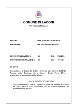 COMUNE DI LACONI