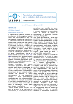 Newsletter 1-2014 - AIPPI Gruppo Italiano