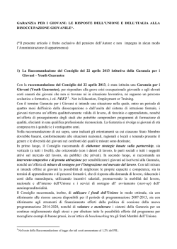 articolo di approfondimento di Marinella Colucci
