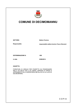 COMUNE DI DECIMOMANNU