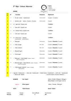g-3-&rsaquo; kyu - Karatedo Giussano
